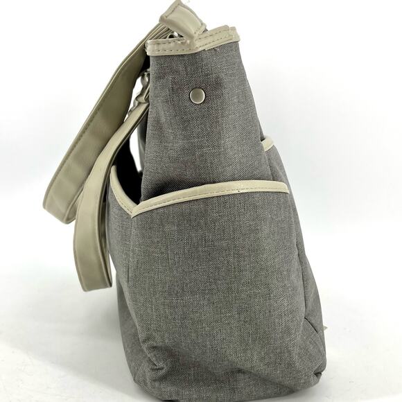 Just One You gray diaper bag with accessories - Picture 6 of 8